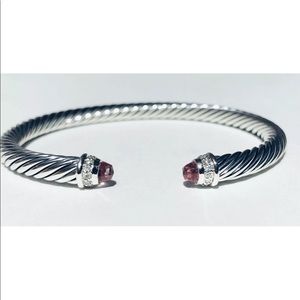 David Yurman 5mm Pink Tourmaline bracelet